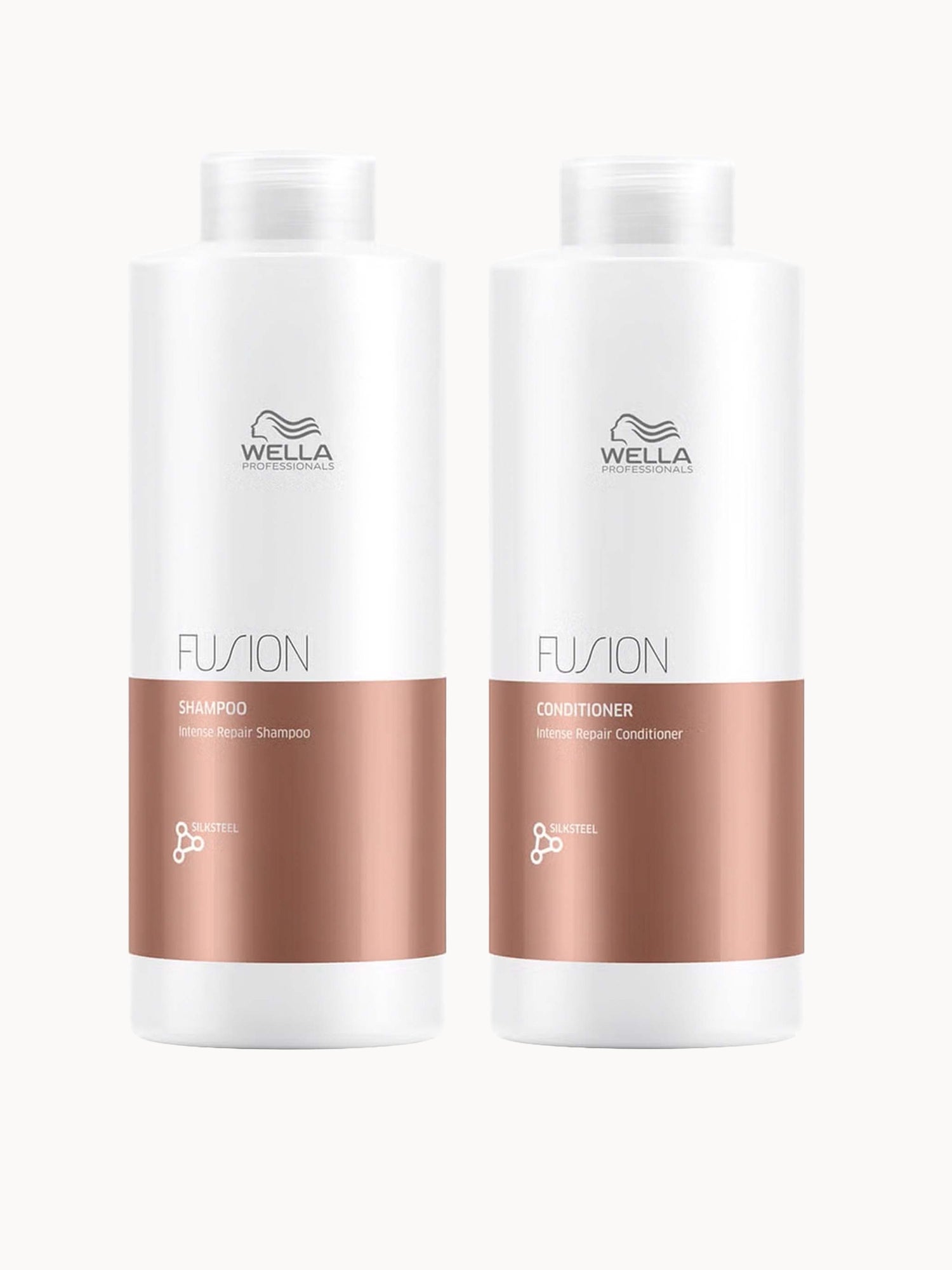 Wella Professionals Fusion Repair Shampoo and Conditioner Super Size Regime Bundle Wella Professionals — textura e acabamento