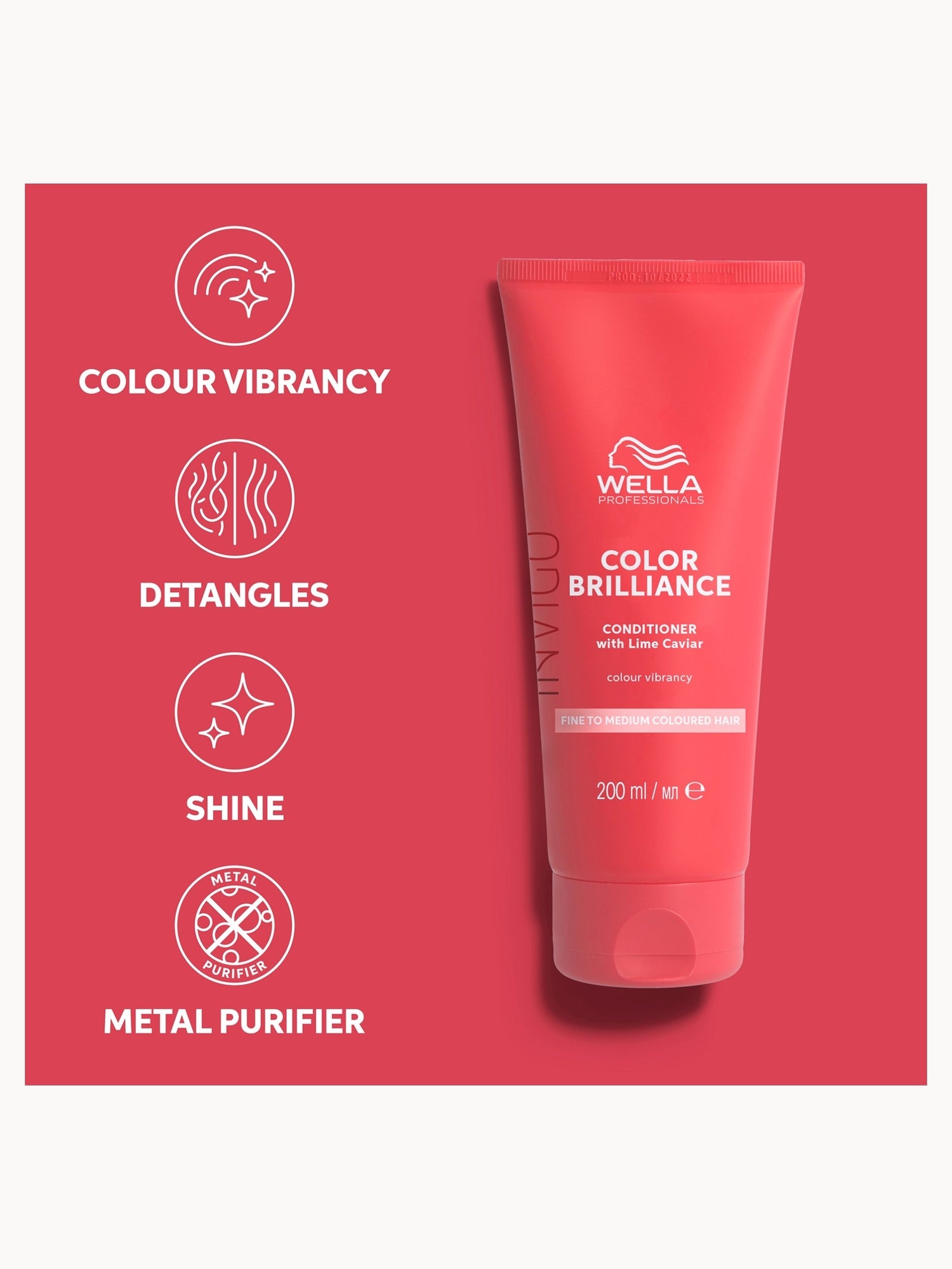 Wella Professionals Invigo Color Brilliance Vibrant Color Conditioner for Fine Hair 200ml Wella Professionals — detalhe 6