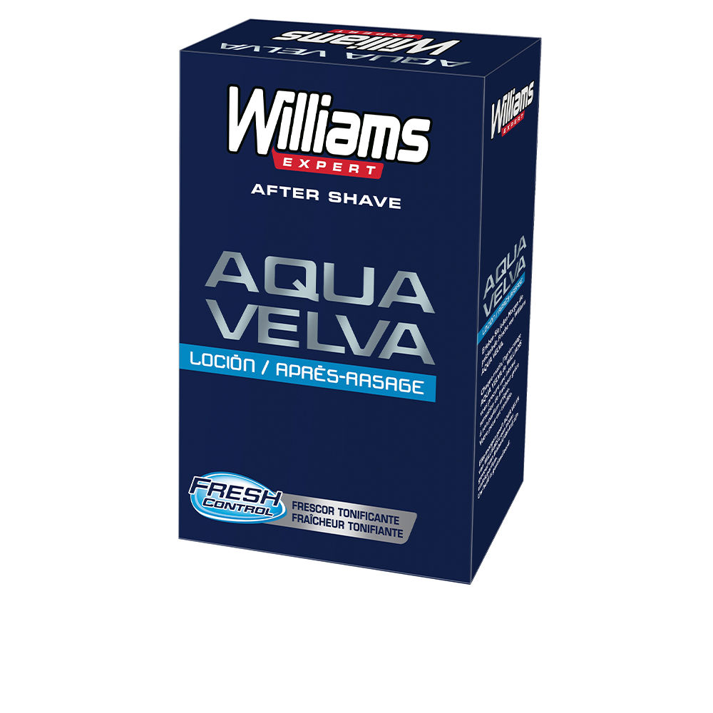 Williams AQUA VELVA after-shave lotion Aftershave — textura e acabamento