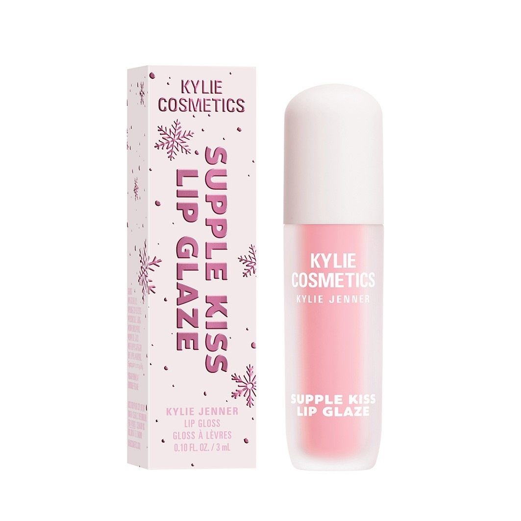 Winter Kissed Supple Kiss Lip Glaze Kylie Cosmetics — textura e acabamento